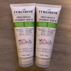 2 Curlsmith Frizz Rescue Finishing Serum 74mL No Colour New